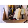 Image 3 : Vase w/ Fake Roses, Bike Pump, Coolant Tester + Box of Misc