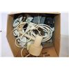 Image 2 : Box of Miniature Switches + Box of Light Fixtures and Misc Electrical Items
