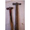 Image 5 : (3) Ball-peen Hammers + Hammer