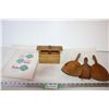 Image 1 : (3) Butter Paddles, Butter Press, and Butter Wax Wrappers