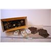 Image 1 : (2) Stove Trivets, (3) Timers, and Box of Misc Electrical Items