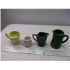 Image 1 : (4) Medalta Pottery Pitchers