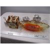 Image 1 : Glassware, bowl, cookie jar, bell, misc