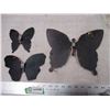 Image 2 : (3) Copper craft butterfly set