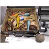 Image 3 : mini bowling pins, bar set (missing shaker) + vintage carry case