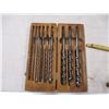 Image 2 : Vintage wood bits + folding ruler