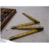 Image 4 : Vintage wood bits + folding ruler
