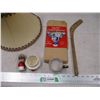 Image 2 : Lamp shade with misc items