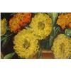 Image 2 : H. L. Sanger (American, 20th Century) Floral Still Life, Oil on board,