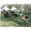 Image 1 : 1967 John Deere  2010 Tractor w/ 36A Loader    Gasoline Engine - for parts