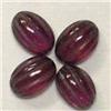 Image 1 : 2.83 CTS LOT OF CARVED GARNET CABOCHON 6x4 MM