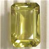 Image 1 : 15.50 CTS EMERALD CUT CITRINE 20x13 MM