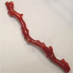 10.70 CTS FREE FORM NATURAL ITALIAN CORAL BRANCH 34x4 MM