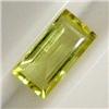 Image 1 : 8.79 CTS EMERALD CUT CITRINE 20x10 MM