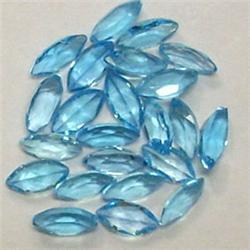 6.40 CTS LOT OF MARQUISE SHAPED TOPAZ 6x3 MM