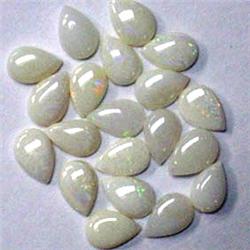 5.10 CTS LOT OF PEAR SHAPED OPAL CABOCHON 6x4 MM