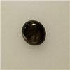 Image 1 : 0.87 CTS OVAL BLACK STAR SAPPHIRE 6x5 MM