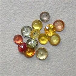 4 CTS LOT OF MULTICOLOR ROUND SAPPHIRES