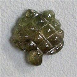 7.30 CTS CARVED TOURMALINE 15x14 MM