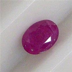 1.05 CTS OVAL RUBY 7x5 MM