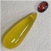Image 1 : 7.50 CTS MIXED LOT AGATE TEAR DROP AND GARNET - PERFECT FOR PENDANT