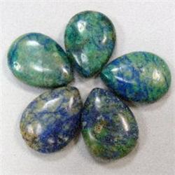 30x22 MM LOT OF STAB TURQUOISE TEAR DROPS - TOP DRILLED