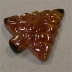 7.60 CTS CARVED TOURMALINE 20x17 MM