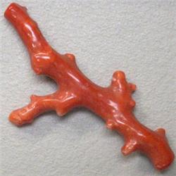 12.85 CTS NATURAL ITALIAN CORAL BRANCH