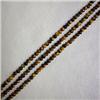 Image 1 : THREE STRANDS OF 2 MM TIGER EYE 