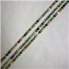 Image 1 : THREE STRANDS OF 2 MM MULTICOLOR AGATE