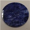 Image 1 : 107 CTS ROUND SODALITE SLAB 60 MM