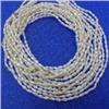 Image 1 : 4/3.5-2 MM 5 STRAND OF RICE SHAPED FRESH WATER PEARLS - 32 INCHES