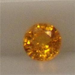 0.36 CTS ROUND SHAPED SAPPHIRE 4 MM