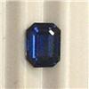 Image 1 : 0.50 CTS EMERALD CUT SAPPHIRE 5x4 MM - NATURAL COLOR