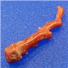 Image 1 : 19 CTS NATURAL ITALIAN CORAL BRANCH 50x10 MM