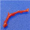 Image 1 : 4 CTS NATURAL ITALIAN CORAL BRANCH 40x10 MM
