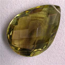 30.00 CTS BICOLOR CITRINE TEAR DROP 22x18 MM - TOP DRILLED