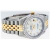Image 6 : Rolex 2T Mother Of Pearl Diamond 36MM Datejust 36MM
