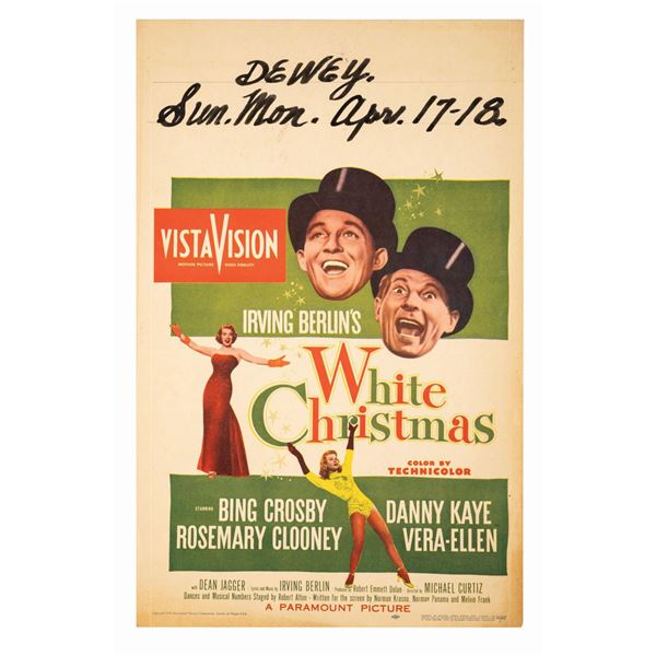 White Christmas Window Card.