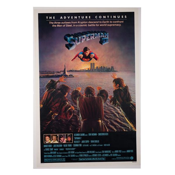 Superman II One Sheet Poster.
