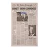 Image 2 : Christopher Lloyd Signed Back to the Future Newspaper.