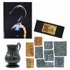 Image 1 : Hook Tankard, Stencils, Premiere Ticket, and Program.