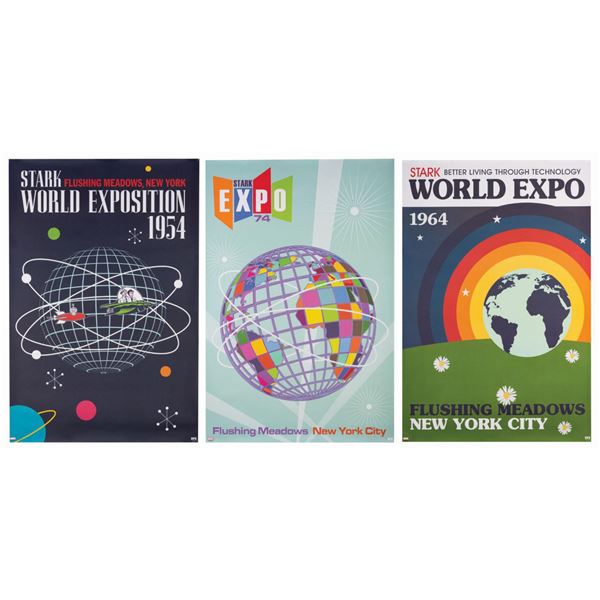 Set of (3) Stark Expo Posters.