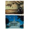 Image 1 : Pair of Production Backgrounds from Mighty Mouse.