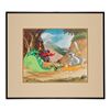 Image 1 : A Signed Bugs Bunny & Yosemite Sam Limited Edition Cel.