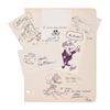Image 1 : A Collection of (6) Cartoonists' Drawings.