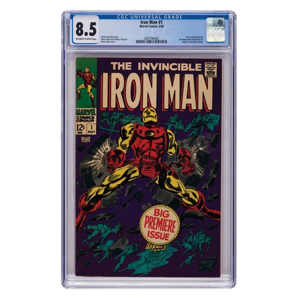 Iron Man # 1 CGC 8.5