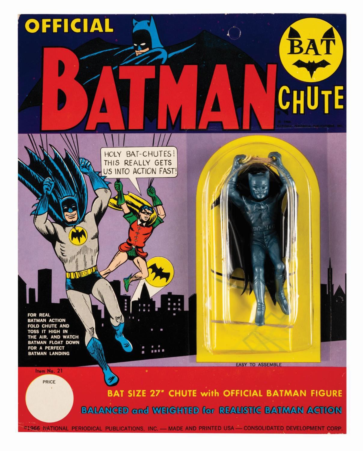 Bat Collection Cdc Batman Bat Chute Figure by CDC. - Van Eaton Galleries