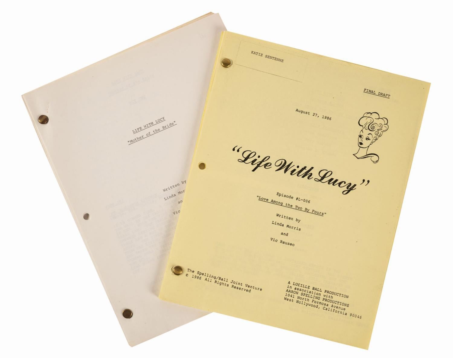 Lucy Script Pair of Life With Lucy Scripts.