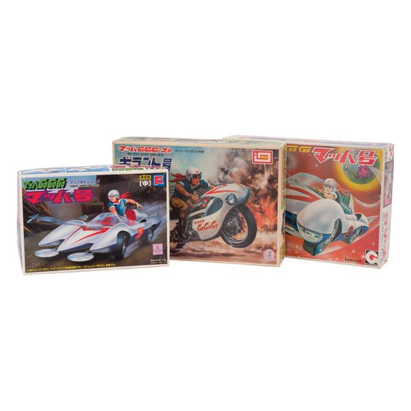 Collection of (3) Speed Racer Model Kits.